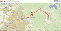 Mapa Liberec, Janov, přes Bedřichov